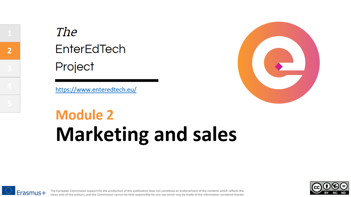Module 2: Marketing and Sales