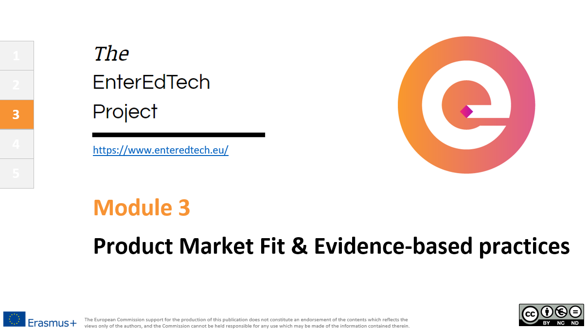 Module 3: Product Market Fit & Evidence-Based Practices