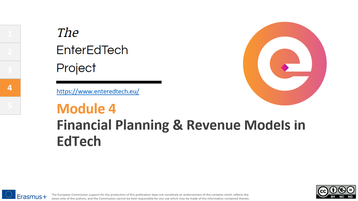 Module 4: Financial Planning & Revenue Models